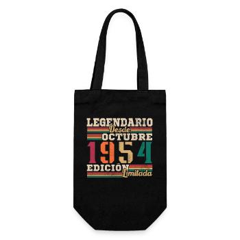 Legendary since 1954 October - Gift Bag for Bottles - black - Front