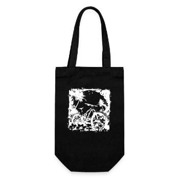 Graphique de vététiste - Sac à bouteille - noir - Devant
