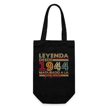 Légende depuis 1944 Cadeau d’anniversaire - Sac à bouteille - noir - Devant