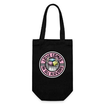 L’amour vient dans toutes les saveurs Gelato Maker Lover Ice - Sac à bouteille - noir - Devant