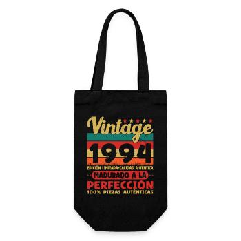 Vinatge 1994 Birthday Gift - Gift Bag for Bottles - black - Front