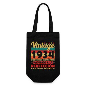 Vinatge 1934 Cadeau d’anniversaire - Sac à bouteille - noir - Devant