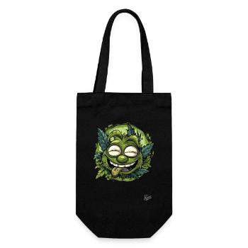 Der immer berauschte Wald-Goblin - Geschenkbeutel für Flaschen - Schwarz - Vorne