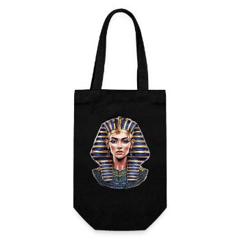 Könige Ägypten König Ägyptisch Pharao - Geschenkbeutel für Flaschen - Schwarz - Vorne