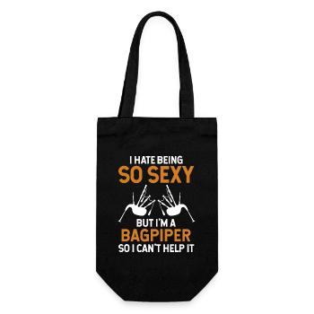Je déteste être un joueur de sarbacane Bagpiper si sexy - Sac à bouteille - noir - Devant