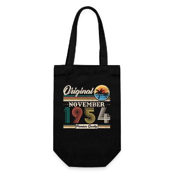 Novembre 1954 Vintage Retro Cadeau D’anniversaire - Sac à bouteille - noir - Devant