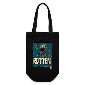 putrid mutant zombie - Gift Bag for Bottles - black - Front