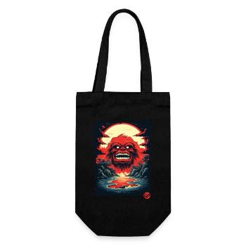 Welcome to the Island of Monsters - Gift Bag for Bottles - black - Front