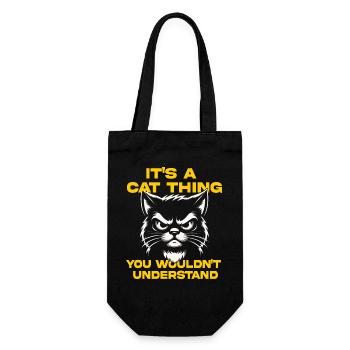 T-shirt Cat Attitude - Sac à bouteille - noir - Devant