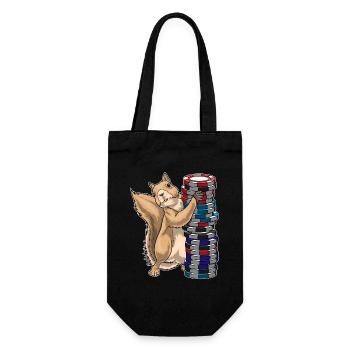 Meerkat Poker Jetons de poker - Sac à bouteille - noir - Devant