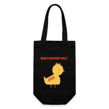 QU’EST-CE QUE VOUS REGARDEZ ? - Sac à bouteille - noir - Devant