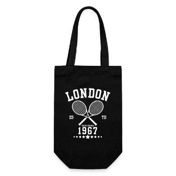 Vintage Tennis Londres Créé en 1967 - Sac à bouteille - noir - Devant
