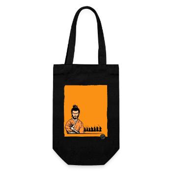 Die Tödlichen Samurai - Geschenkbeutel für Flaschen - Schwarz - Vorne