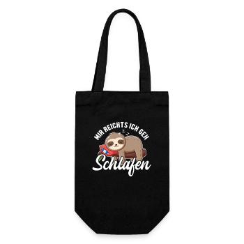 Mir reichts ich geh Schlafen Brown-Throated - Gift Bag for Bottles - black - Front