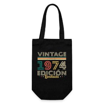 Vinatge 1974 Cadeau d’anniversaire - Sac à bouteille - noir - Devant