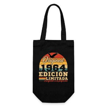 Cadeau d'anniversaire Vinatge 1964 - Sac à bouteille - noir - Devant