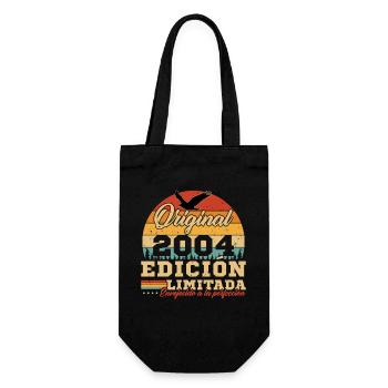 Vinatge 2004 Geburtstagsgeschenk - Geschenkbeutel für Flaschen - Schwarz - Vorne