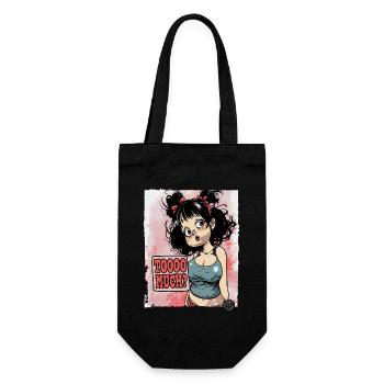 This girl has a lot and demands too much - Gift Bag for Bottles - black - Front