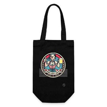 Un de plus, pouce levé Dirndl fille avec de la bière - Sac à bouteille - noir - Devant