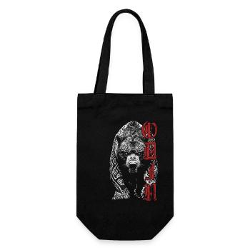 Odin, Grizzli, Mythologie nordique, Tribus germaniques - Sac à bouteille - noir - Devant