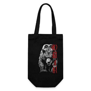 Odin Grizzly Ours Mythologie nordique Viking - Sac à bouteille - noir - Devant