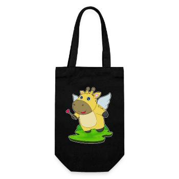 Giraffe Fairy Wand - Gift Bag for Bottles - black - Front