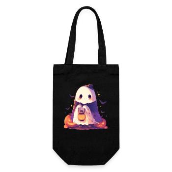 Halloween Ghost Ghost Pumpkin Lantern Gift - Gift Bag for Bottles - black - Front