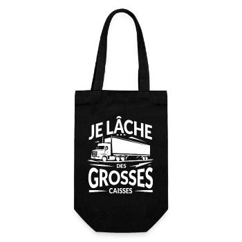 Je lâche des grosses caisses - Sac à bouteille - noir - Devant