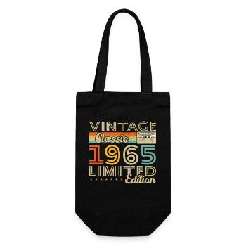 Cadeau d'anniversaire Vinatge 1965 - Sac à bouteille - noir - Devant
