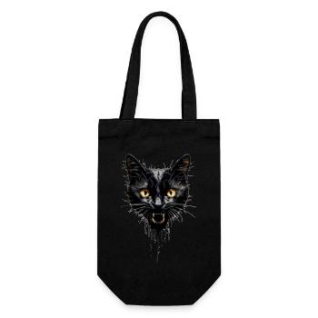Evil Cat - Gift Bag for Bottles - black - Front