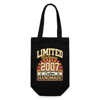 Limité 2007 Dictons drôles cadeau anniversaire - Sac à bouteille - noir - Devant