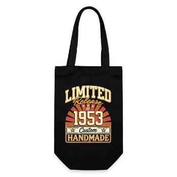 Limité 1953 drôle dictons cadeau anniversaire - Sac à bouteille - noir - Devant