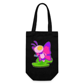 Lampe de poche papillon - Sac à bouteille - noir - Devant