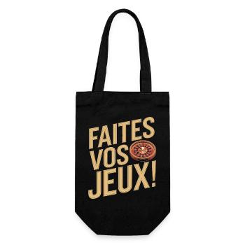 Faites vos jeux - Sac à bouteille - noir - Devant