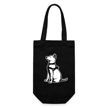 Croquis de berger allemand - Sac à bouteille - noir - Devant