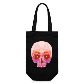 Ruby Skull - Gift Bag for Bottles - black - Front