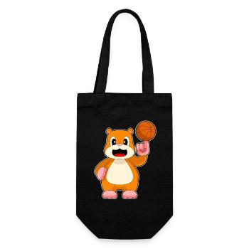 Hamster Basketteur Joueur Basketball - Sac à bouteille - noir - Devant