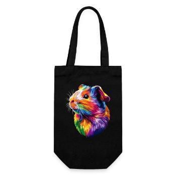 Guinea Pig Rodents Capybara Cute Rodent - Gift Bag for Bottles - black - Front
