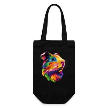 Guinea Pig Rodents Capybara Cute Rodent - Gift Bag for Bottles - black - Front