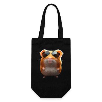 Guinea Pig Rodents Capybara Cute Rodent - Gift Bag for Bottles - black - Front