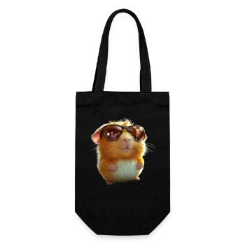 Guinea Pig Rodents Capybara Cute Rodent - Gift Bag for Bottles - black - Front