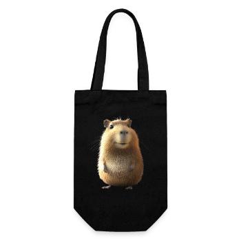 Capybara Be Capy Capybara Funny Capybara - Gift Bag for Bottles - black - Front