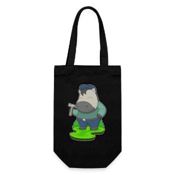 Horse Artisan Hammer Craft - Gift Bag for Bottles - black - Front