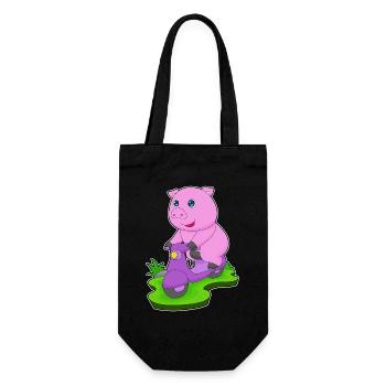 Trottinette Pig - Sac à bouteille - noir - Devant