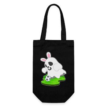 Fantôme Halloween Football - Sac à bouteille - noir - Devant