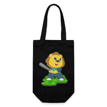 Lion Baseball Batte de Baseball - Sac à bouteille - noir - Devant
