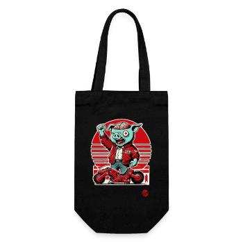 Kaneda Pigira Japanisches Cyborg-Schwein-Motorrad - Geschenkbeutel für Flaschen - Schwarz - Vorne