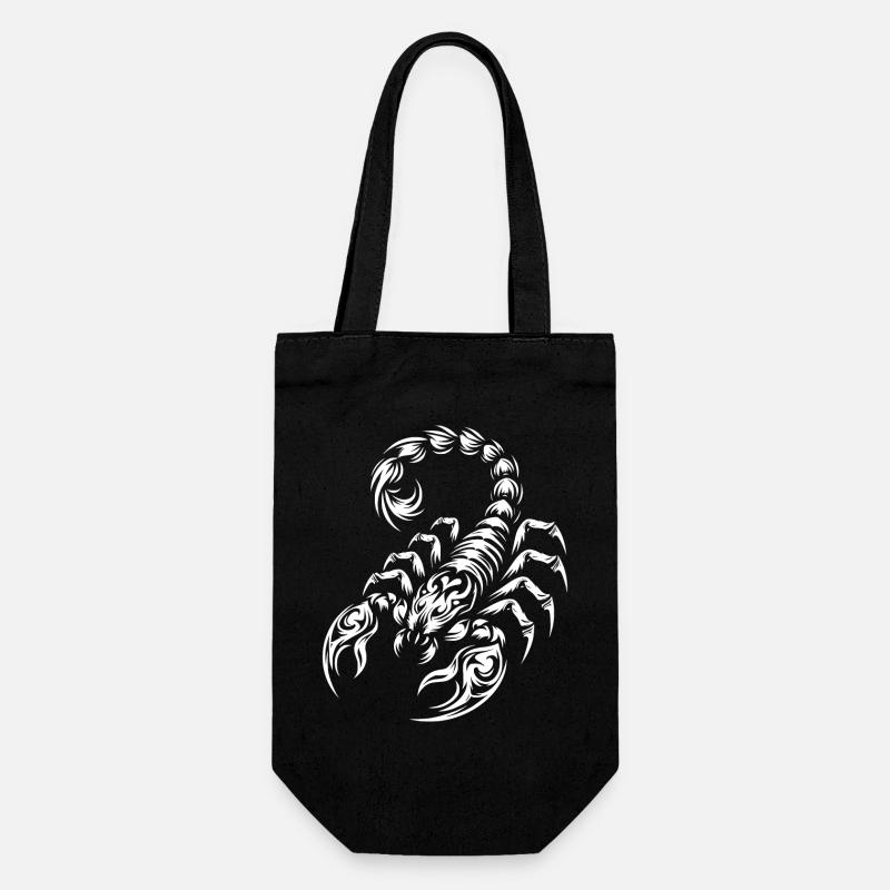 Scorpion tribal - Sac à bouteille - noir