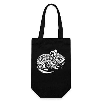 Gerbille tribale - Sac à bouteille - noir - Devant