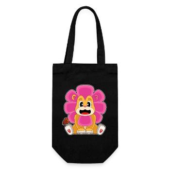 Fleur de lion - Sac à bouteille - noir - Devant